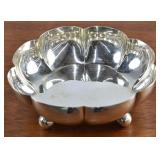 Mexican Sterling Lobed Footed Bowl