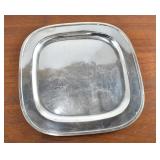 Erickson Sterling Square Plate #0340