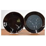 Two Pottery Plates