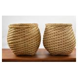 Two Adirondack Made Baskets
