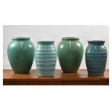 Group of Four Pottery Vases