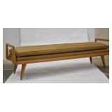 Mid-Century Modern Upholstered Bench