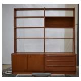 Mid-Century Modern Teak Double Wall Unit