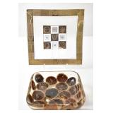 Two Vintage Square Bowls