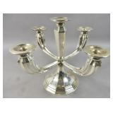 Continental silver candelabrum