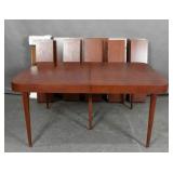 Mid Century design expandable dining table