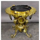 Continental brass brazier