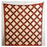 American pieced cotton coverlet