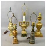 5 urn & column-form table lamps