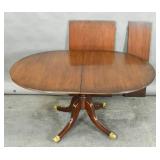 George III style mahogany extension dining table