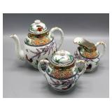 Japanese porcelain partial tea set