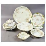 Assorted Haviland Limoges porcelain articles