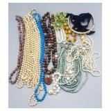 Group of beaded necklaces