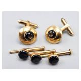 14kt gold cufflinks