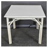 Painted rattan table