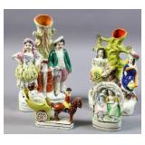 Group of Staffordshire figures