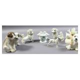 Group of dog figures