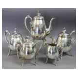 Meriden silver plated tea and coffee set