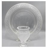2 Lalique crystal table articles