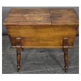 American pine storage table