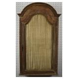 Continental painted wood hanging cabinet