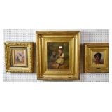 Carl Lasch, Landscape with figures;