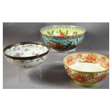 Group of 3 porcelain bowls