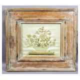 Continental needlework on silk