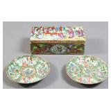 Chinese Rose Medallion porcelain table articles