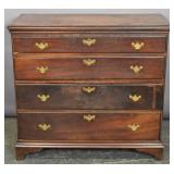 American pine chest of drawers