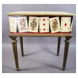 Painted box on stand