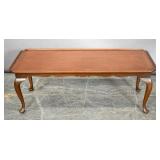Queen Anne style mahogany low table