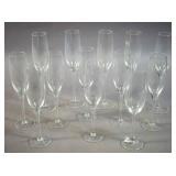 Group of champagne glasses