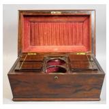 Rosewood tea caddy