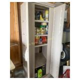 Rubbermaid Cabinet and Contents