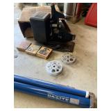 Vintage Projector, Films and Screen