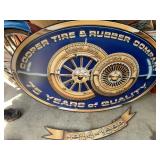 Foam Board Cooper Tire Sign