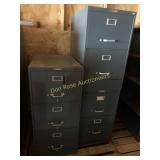 3 Legal Size File Cabinets and Contents