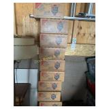 10 Old Style Box Crates