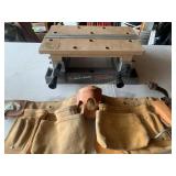 Bench Top Workmate and Tool Belt