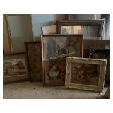 Framed Artwork and Mirror