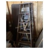2 Wooden Ladders