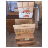 9 Boxes Glassware