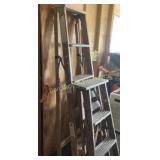 Two Wooden Ladders