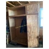 Wooden Rolling Cabinet