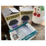 Bug Zappers, Fan and Snowman