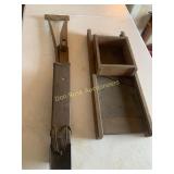 Vintage Hand Planter and Slaw Cutter