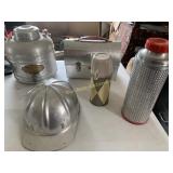 Thermoses, Lunchbox and Helmet