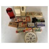 Match Holders, Matches and Soaps