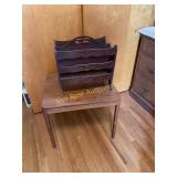 Table and Magazine Rack